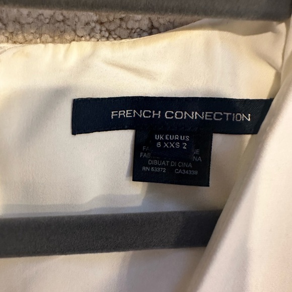 French Connection Whisper ruffle dress in white size US 2/XXS - Picture 6 of 6
